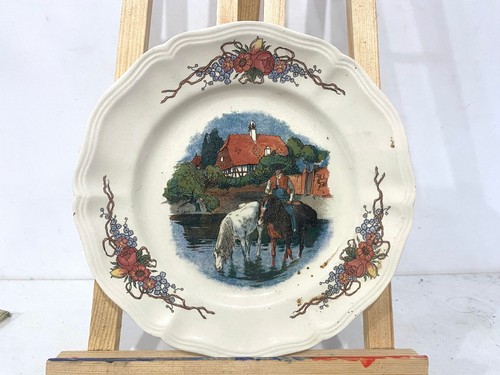 Ancienne assiette plate 20cm - plate,