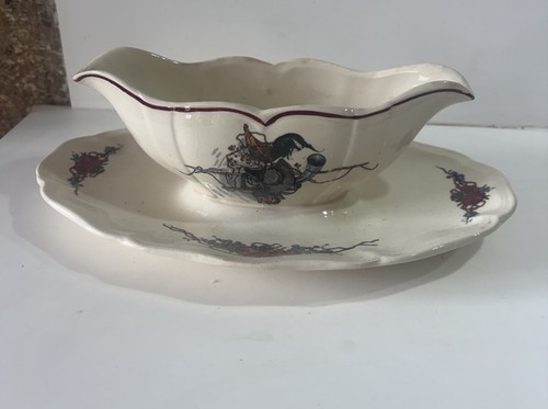 Ancienne saucière faience - , en