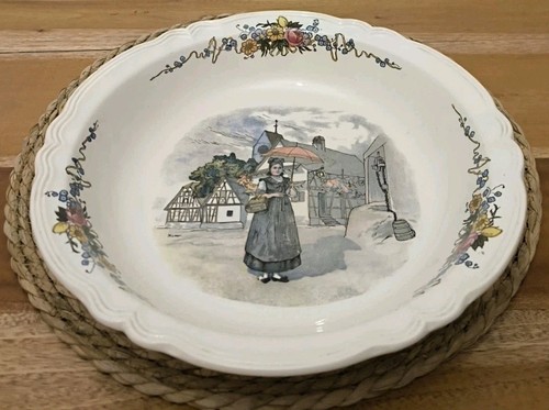 Ancien plat saladier alsace - ancien,