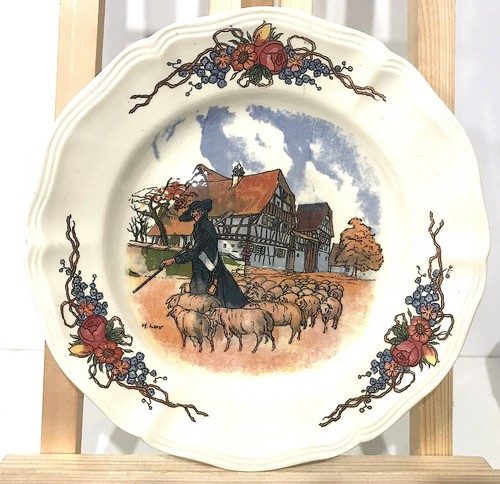 Assiette ancienne - assiette,