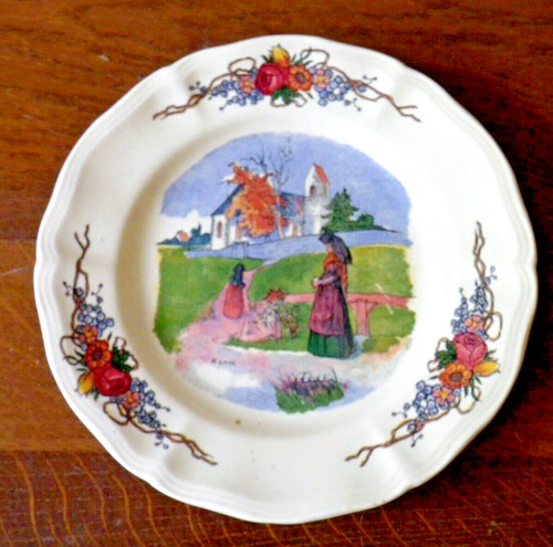 Assiette obernai faïenceries - assiette,